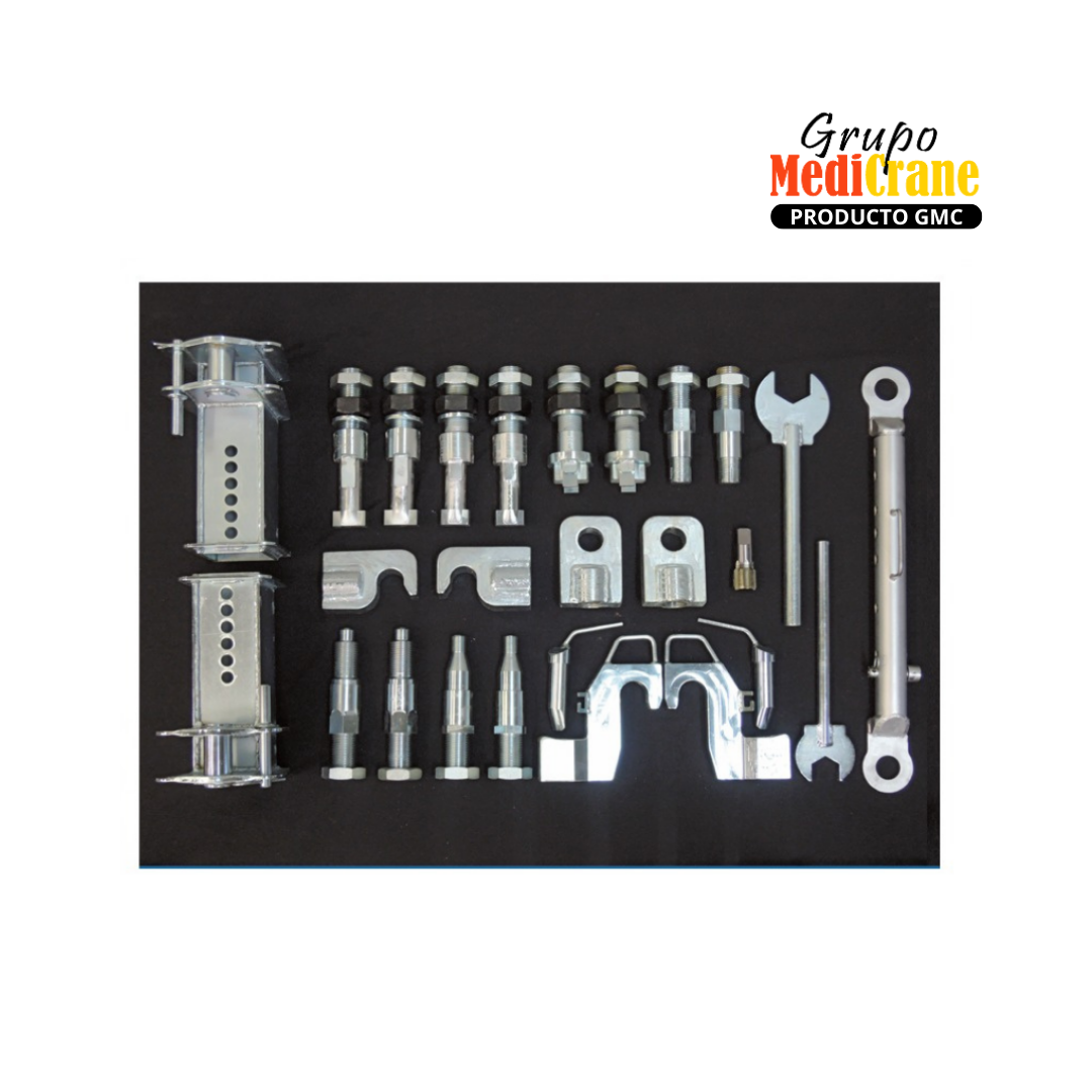KIT COMPLETO UNIVERSAL GMC/VDZ DE 24 PIEZAS PARA REMOLCAR VEHICULOS INDUSTRIALES  REF.43003