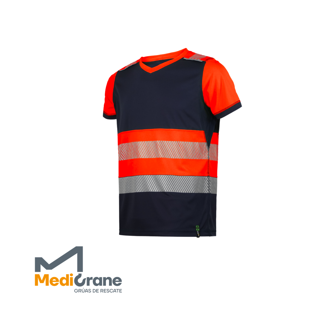 CAMISETA EN POLI&Eacute;STER T&Eacute;CNICO RECICLADO MANGA CORTA WR.2.371 WORKO